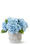 Cocobella Ryann Realtouch Hydrangea Arrangement In Blue