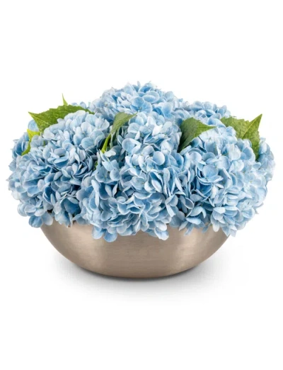Cocobella Stella Realtouch Hydrangea Arrangement In Blue