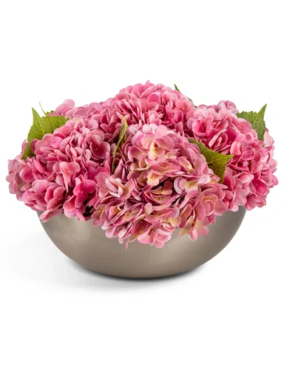 Cocobella Stella Realtouch Hydrangea Arrangement In Pink