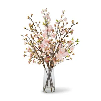 Cocobella Theodora Mixed Floral Blush Arrangement In Pink