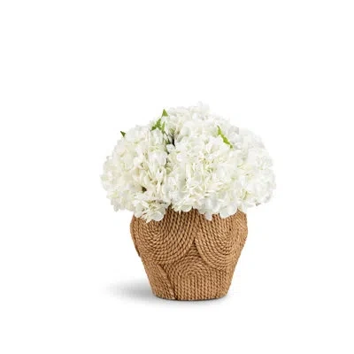 Cocobella Willow Realtouch Hydrangea Arrangement In Snow