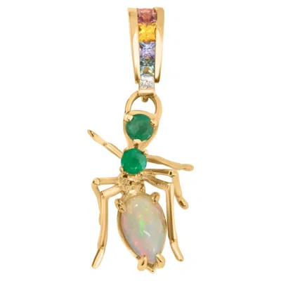 Pre-owned Cocoerow Fine Jewelry 3.53 Carat Kokoro Pendant 18k Mercury Free Yellow Gold On Gold Chain