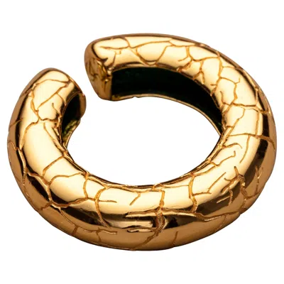 Pre-owned Cocoerow Fine Jewelry Beatrice Large Ear Cuff Gold By  In Multi