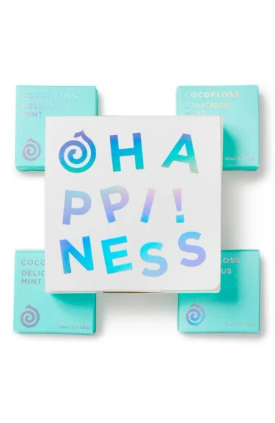 Cocofloss Happiness 4-pack Mint Dental Floss $36 Value In No Color
