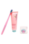 Cocofloss Smile Bliss Set In Pink Sunset
