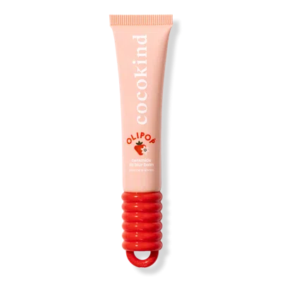 Cocokind Ceramide Lip Blur Balm Hydrating & Smoothing Lip Treatment - Ollipop Strawberry Vanilla
