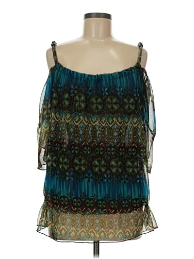 Pre-owned Cocomo Sleeveless Blouse In Blue