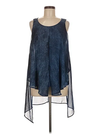 Pre-owned Cocomo Sleeveless Blouse In Blue
