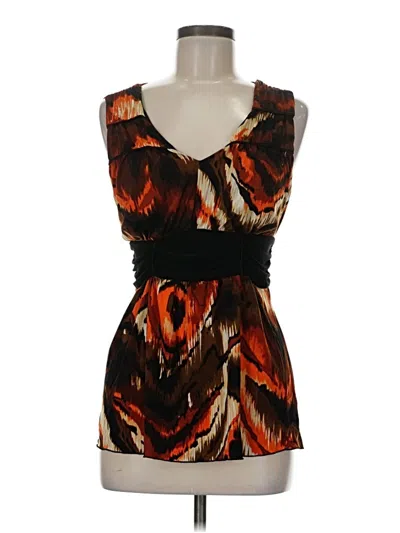 Pre-owned Cocomo Sleeveless Blouse In Brown