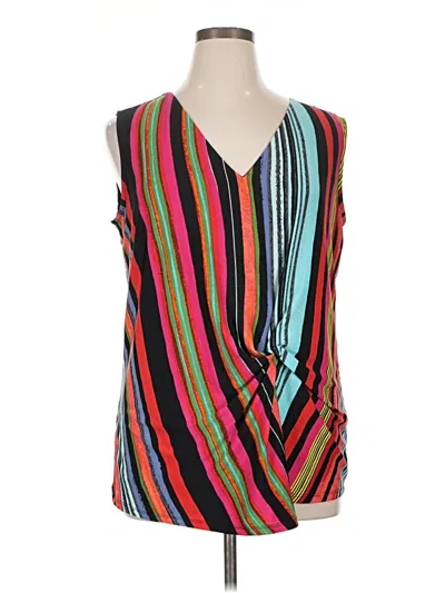 Pre-owned Cocomo Sleeveless Blouse In Red