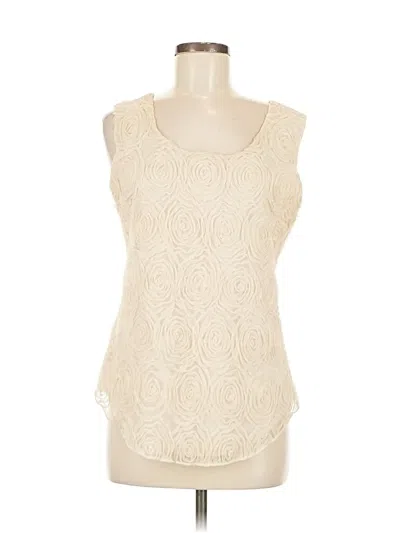 Pre-owned Cocomo Sleeveless Blouse In White