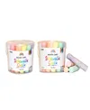 Coconut Outdoor Rae Dunn Jumbo Sidewalk Chalk 2 Pack In Multi