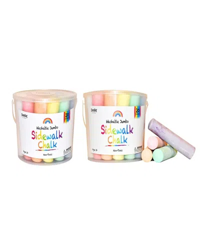 Coconut Outdoor Rae Dunn Jumbo Sidewalk Chalk 2 Pack In Multi