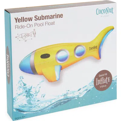Coconut Outdoor Yellow Submarine Pool Float