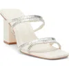 Coconuts By Matisse Aria Rhinestone Sandal In White
