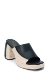 Coconuts By Matisse Beaufort Colorblock Mixed Media Sandal In Black