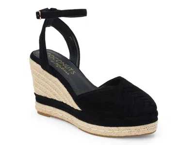 Coconuts By Matisse Becca Espadrille Wedge Sandal In Black