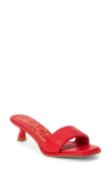 Coconuts By Matisse Blondie Square Toe Sandal In Red