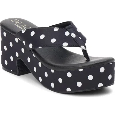 Coconuts By Matisse Bonnie Platform Flip Flop In Black