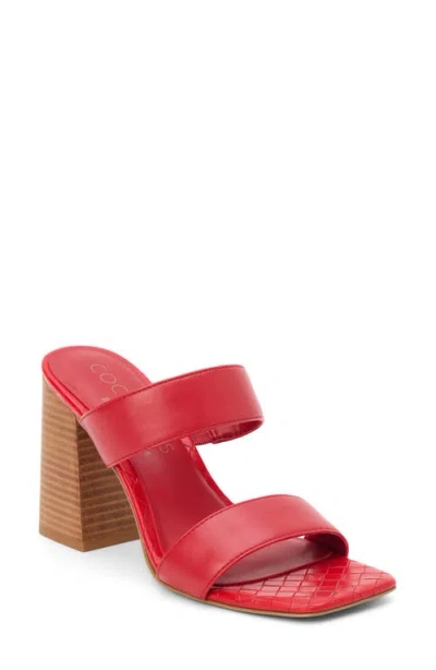 Coconuts By Matisse Britt Slide Sandal In Red