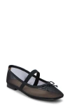 Coconuts By Matisse Bronx Mesh Ballerina Flat In Black