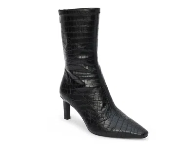 Coconuts By Matisse Clara Boot In Black Croc Embossed