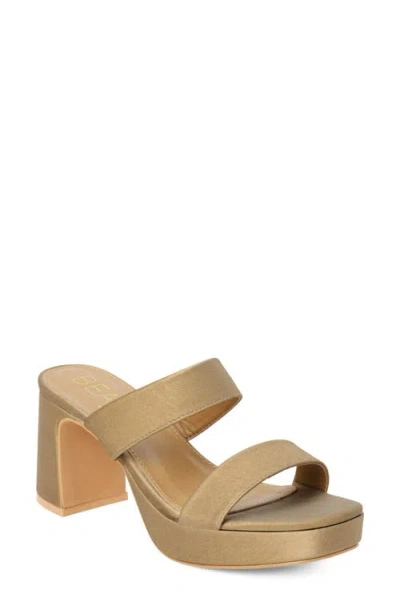 Coconuts By Matisse Delancey Platform Slide Sandal In Brown