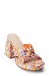 Coconuts By Matisse Esme Knot Slide Sandal In Red Floral