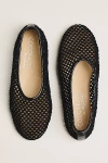 Coconuts By Matisse Exclusive Marta Mesh Ballet Flats In Black
