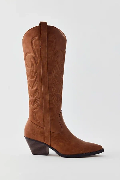 Coconuts By Matisse Footwear Cowboy Boot In Brown, Women's At Urban Outfitters