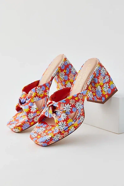 Coconuts By Matisse Footwear Esme Platform Sandal In Red Floral, Women's At Urban Outfitters