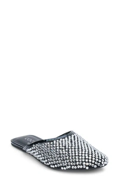 Coconuts By Matisse Karlie Rhinestone Mesh Mule