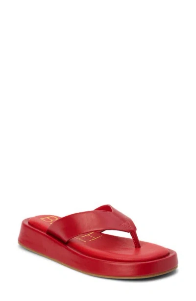 Coconuts By Matisse Mallorca Platform Flip Flop In Red
