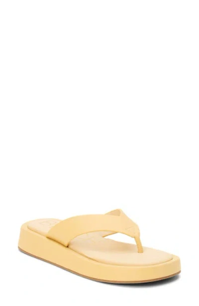 Coconuts By Matisse Mallorca Platform Flip Flop In Gold