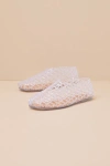 Coconuts By Matisse Marlow Clear Sheer Jelly Flats