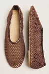 Coconuts By Matisse Marta Mesh Ballet Flats In Brown