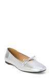 Coconuts By Matisse Missy Ballet Flat In Silver