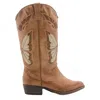 Coconuts By Matisse Monarch Cowboy Boot In Tan In Multi