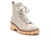Coconuts By Matisse No Plans Women's 7.5 Stone Round Toe Lace-up Boots Khd805