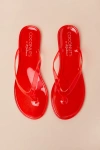 Coconuts By Matisse Olsen Red Jelly Thong Flip Flops