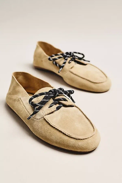 Coconuts By Matisse Petra Lace-up Boat Shoes In Sand