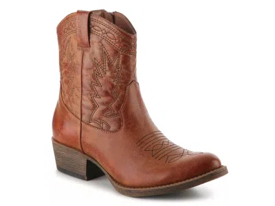 Coconuts By Matisse Pistol Cowboy Bootie In Brown