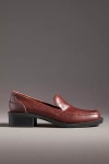 Coconuts By Matisse Professor Block Heel Loafer In Brown
