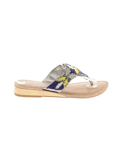 Pre-owned Coconuts By Matisse Sandals In Gray