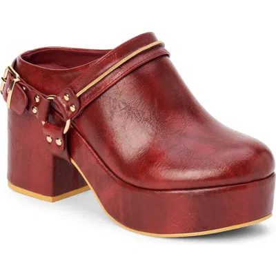 Coconuts By Matisse Sawyer Block Heel Platform Clog In Brown