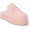 Coconuts By Matisse Stowe Faux Fur Platform Loafer In Pink
