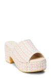 COCONUTS BY MATISSE TERRY PLATFORM SANDAL