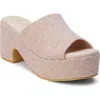 Coconuts By Matisse Terry Platform Sandal In Multi