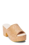 Coconuts By Matisse Terry Platform Sandal In Rose Cork