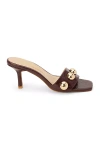 Coconuts By Matisse Theo Embellished Heeled Sandals In Red